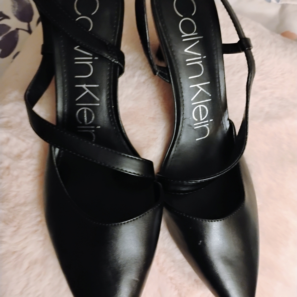 Calvin Klein Women's Elegant Black Heels